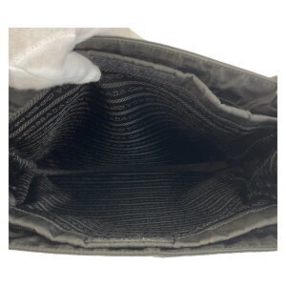 Prada Black Tote Triangular Tessuto Shoulder Nylo… - image 3